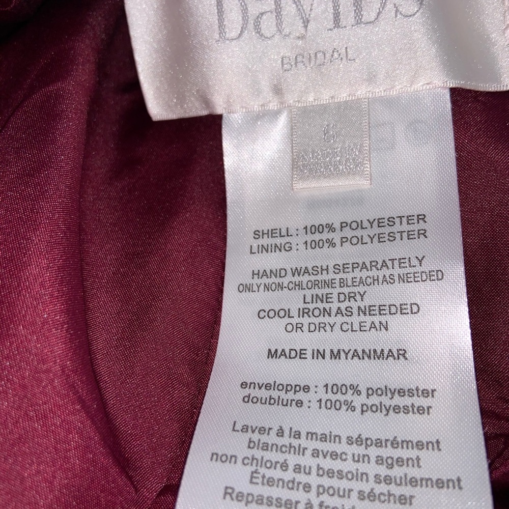 David’s Bridal prom/bridesmaid formal dress - Picture 5 of 6